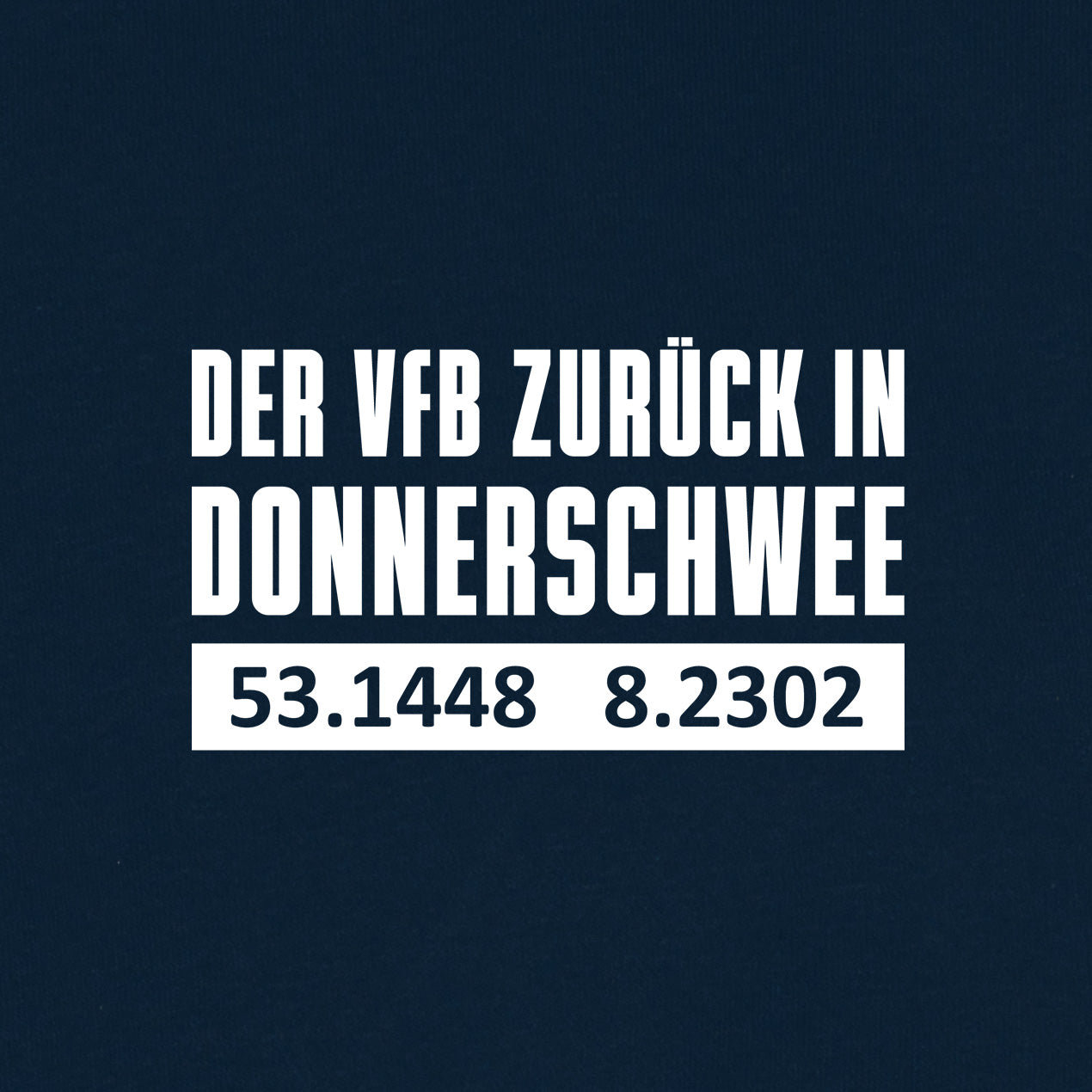Hoodie "Der VfB zurück in Donnerschwee"
